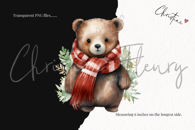 watercolor-christmas-bears-clipart