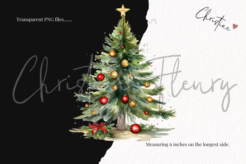 watercolor-christmas-tree-clipart