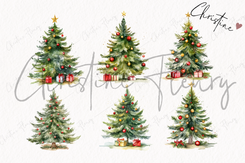 watercolor-christmas-tree-clipart