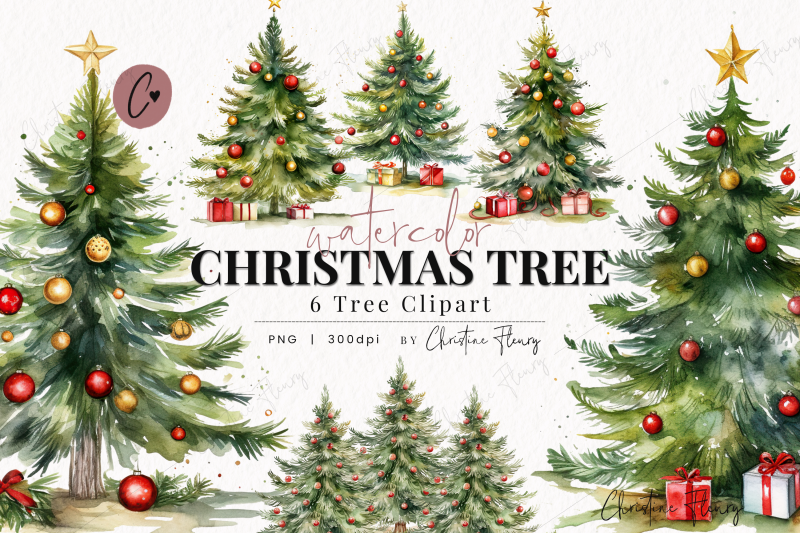 watercolor-christmas-tree-clipart