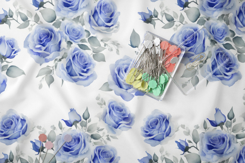 blue-roses-digital-paper-set-seamless-pattern-bundle