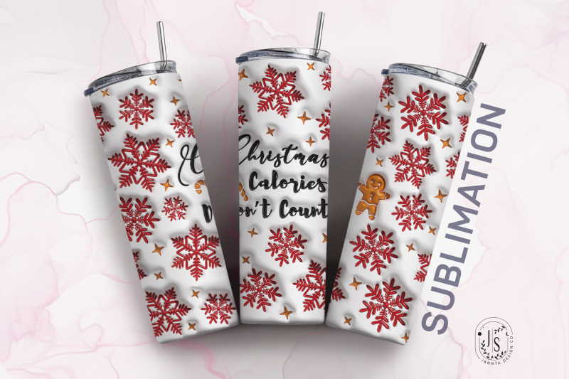 inflated-christmas-calories-don-039-t-count-tumbler-wrap-3d