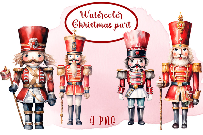 watercolor-christmas-nutcracker-clipart-nutcracker-png