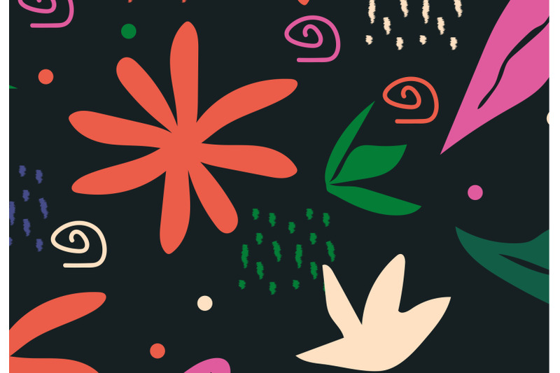 floral-pattern-set-flower-backgrounds