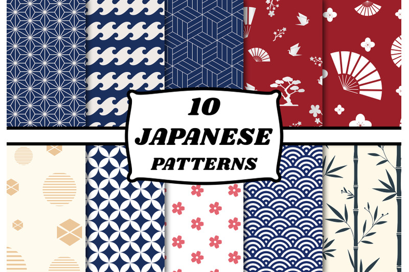 japanese-pattern-set-korean-backgrounds