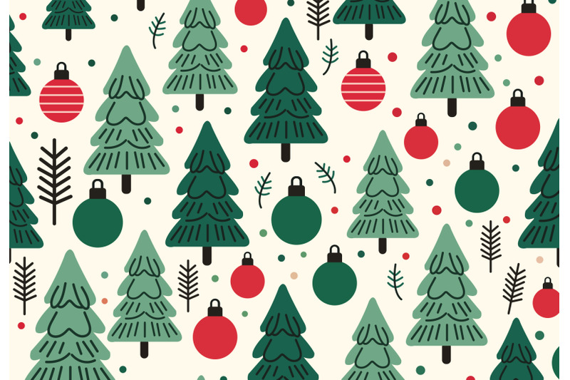 christmas-pattern-set-xmas-vector-backgrounds