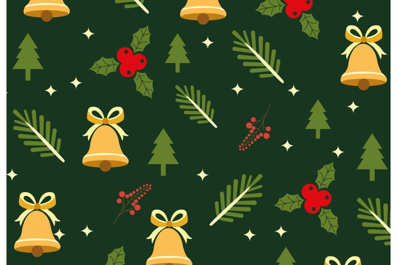 christmas-pattern-set-xmas-vector-backgrounds