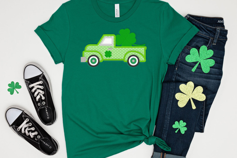 vintage-truck-with-shamrock-applique-embroidery