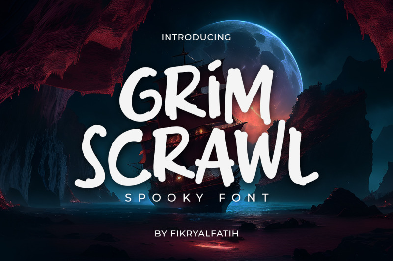 grim-scrawl-spooky-font