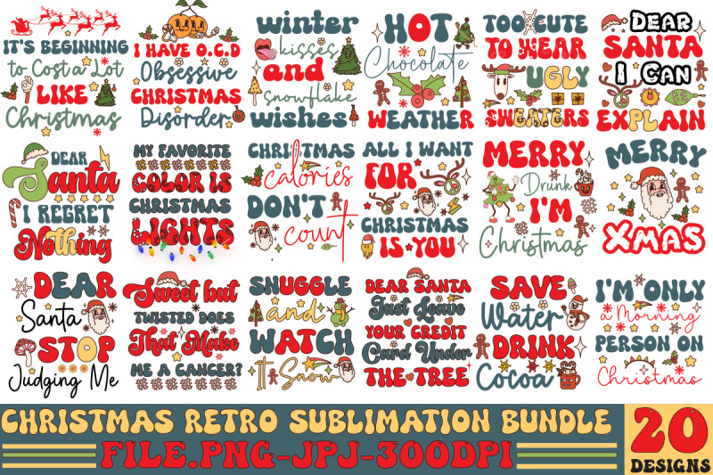 retro-christmas-sublimation-bundle-christmas-svg-bundle-christmas