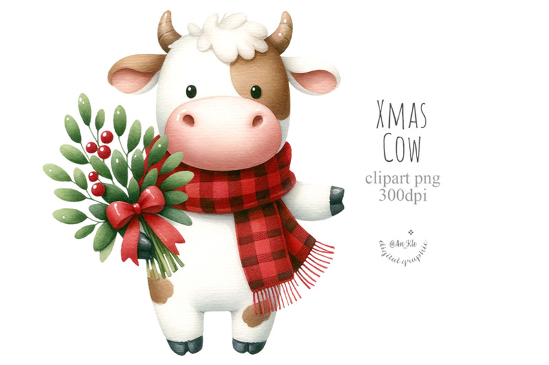 christmas-cow