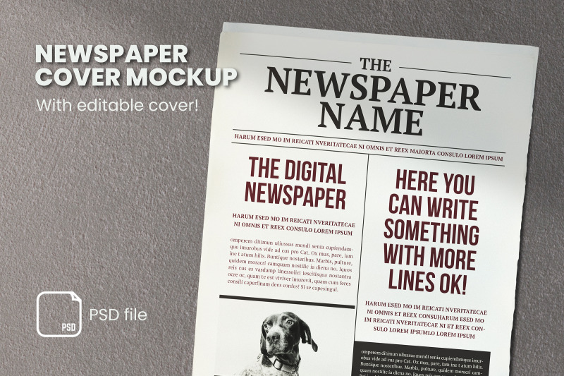 newspaper-with-editable-cover-mockup