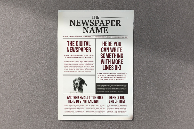 newspaper-with-editable-cover-mockup