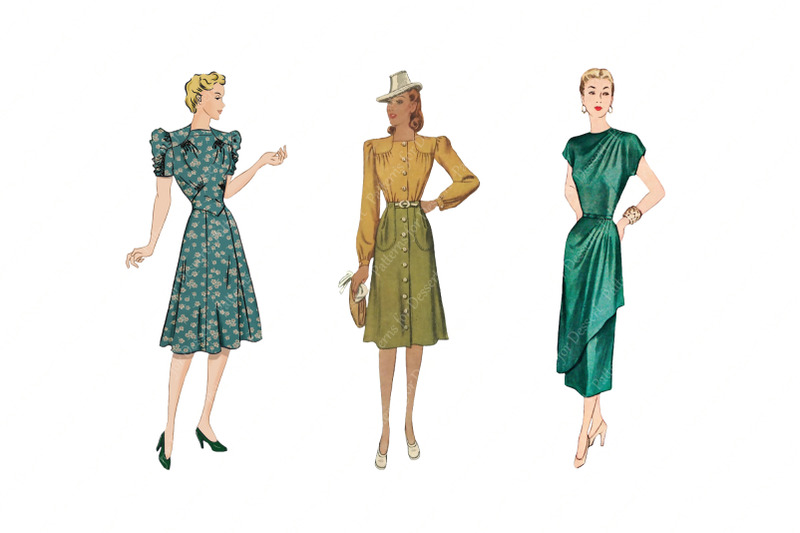 vintage-1950s-fashion-illustrations