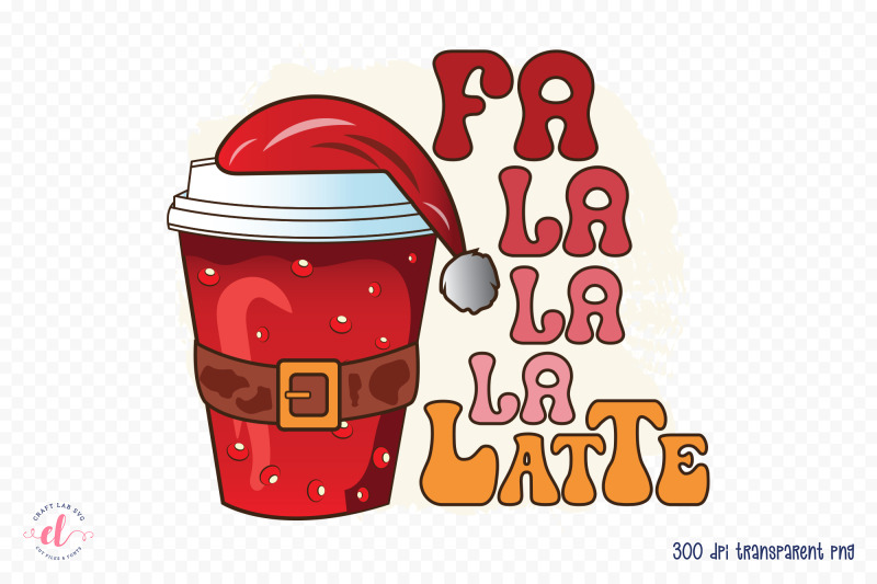 fa-la-la-la-latte-christmas-coffee-sublimation