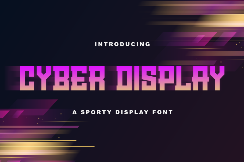 cyber-display-modern-sporty-font