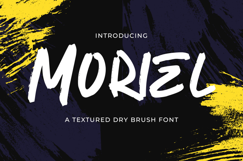 moriel-textured-brush-font