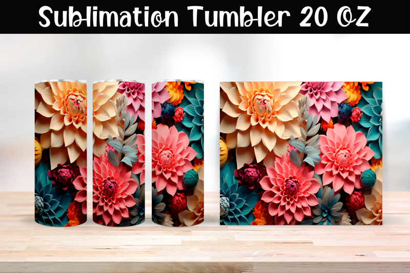 paper-3d-flowers-sublimation-tumbler-wrap-20-oz