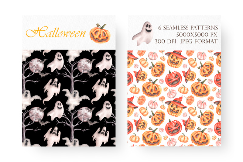 halloween-watercolor-set-october-halloween-party