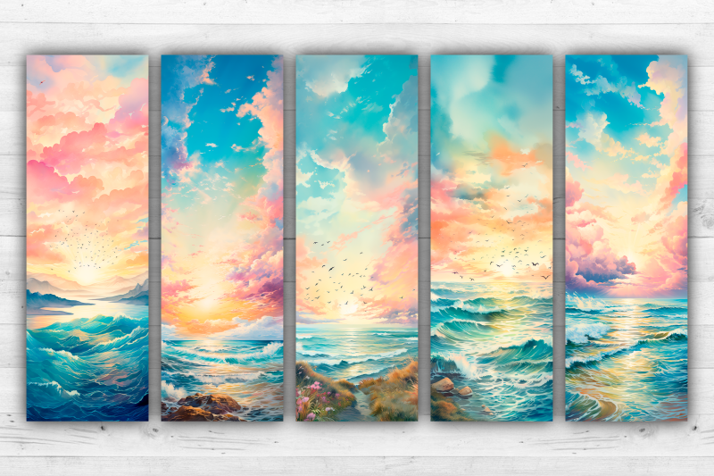 sea-bookmarks-printable-2x6-inch