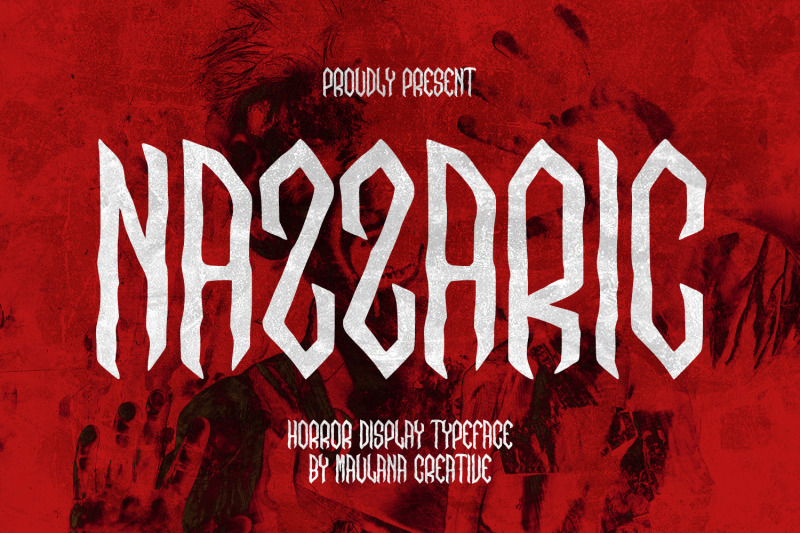 nazzaric-horror-display-typeface