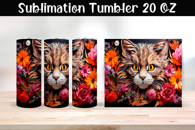 paper-cat-sublimation-tumbler-wrap-20-oz