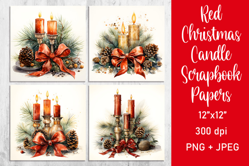 red-christmas-candle-scrapbook-papers-digital-paper-png-jpe