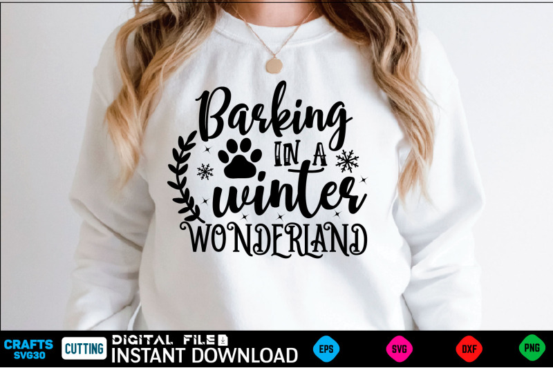 barking-in-a-winter-wonderland-svg