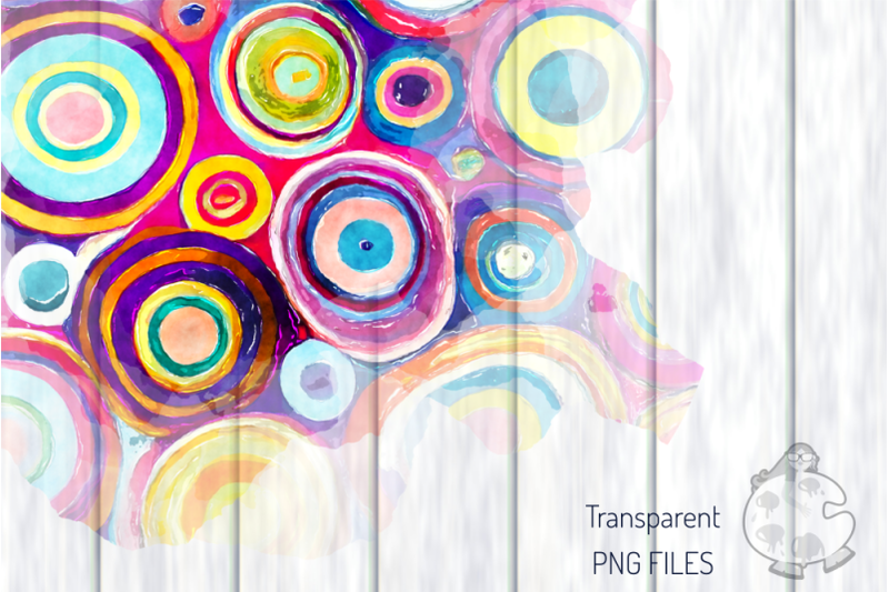 watercolor-funky-circle-splashes-retro-backgrounds