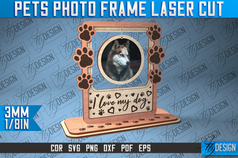 pets-photo-frame-laser-cut-laser-cut-svg