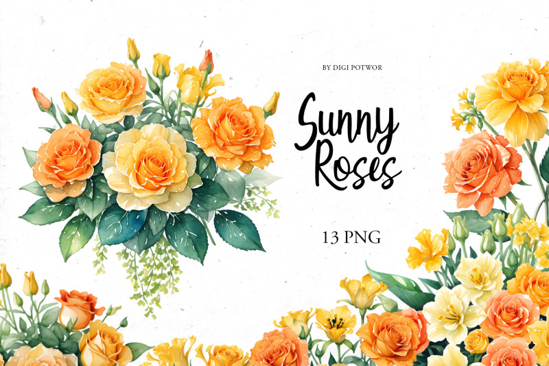 sunny-roses-bundle-png-cliparts