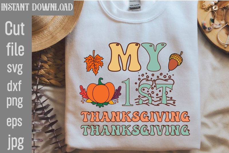 my-1st-thanksgiving-svg-cut-file-retro-thanksgiving-bundle-thanksgivin