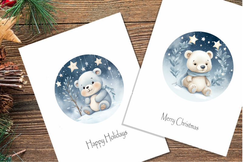 christmas-polar-bears-png-stickers
