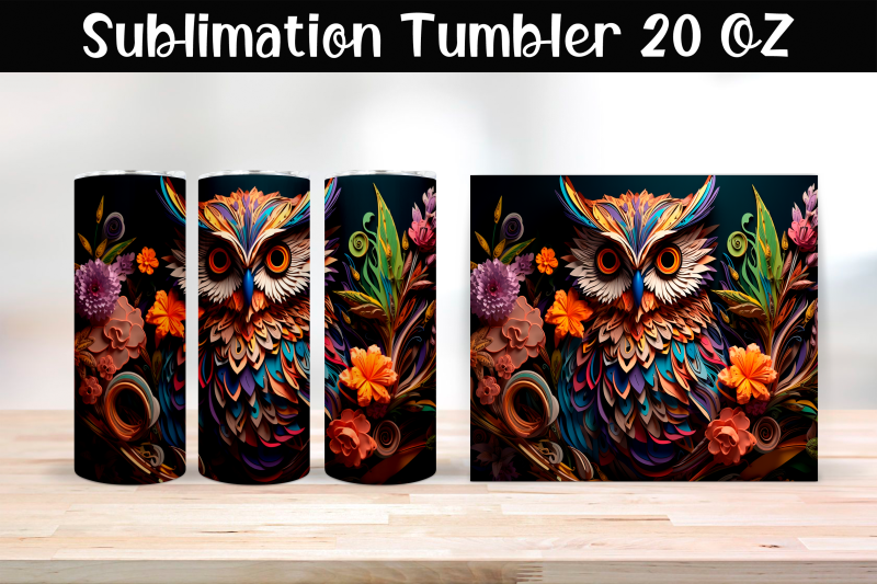 paper-owl-sublimation-tumbler-wrap-20-oz