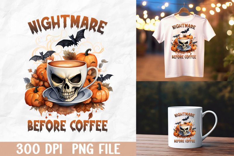 nightmare-before-coffee-halloween-skull