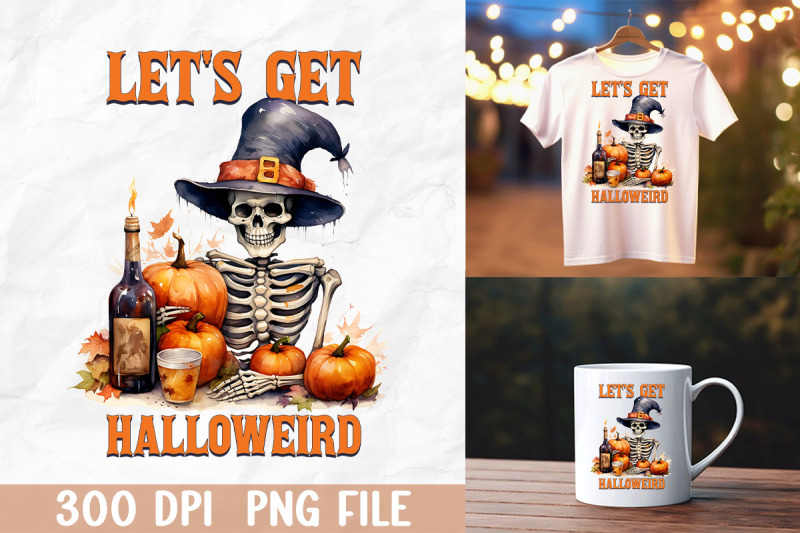 let-039-s-get-halloweird-halloween-skull