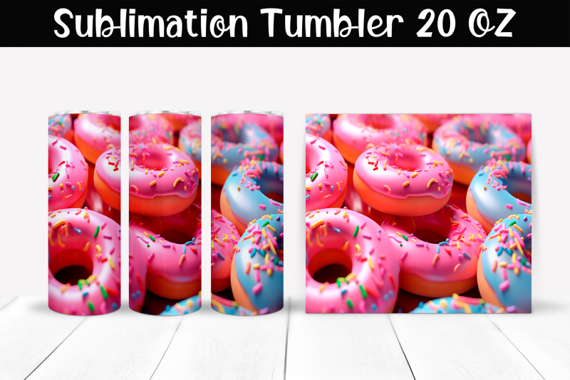 donuts-sublimation-tumbler-wrap-20-oz