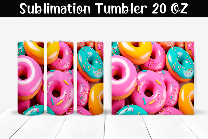 donuts-sublimation-tumbler-wrap-20-oz