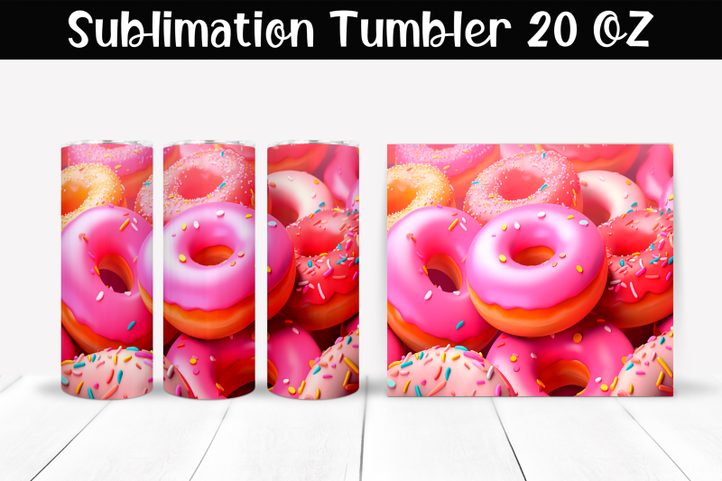 donuts-sublimation-tumbler-wrap-20-oz