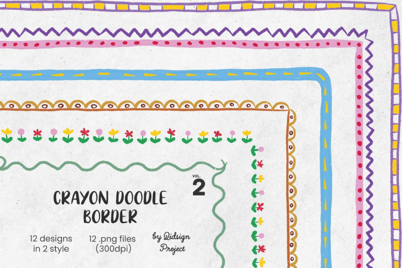 12-crayon-doodle-border-vol-2-decorative-element