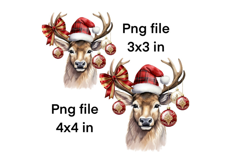 christmas-deer-ornament-sublimation-png-digital-download