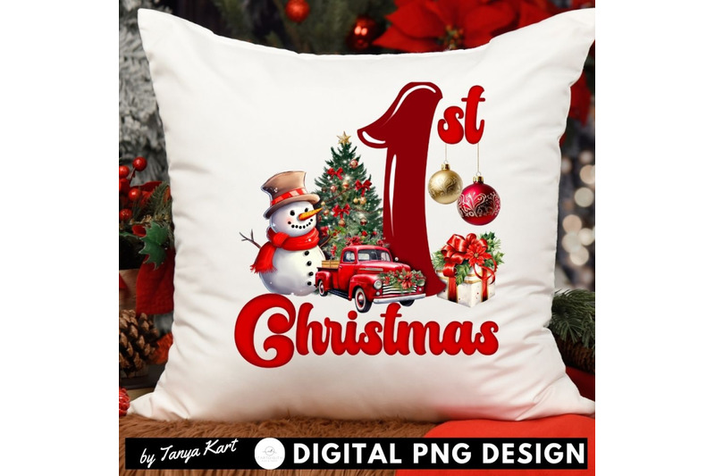 baby-039-s-first-christmas-digital-design