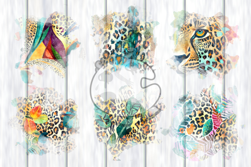 leopard-splashes-watercolor-texture-backgrounds