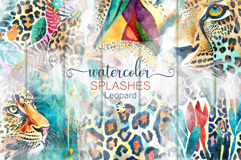 leopard-splashes-watercolor-texture-backgrounds