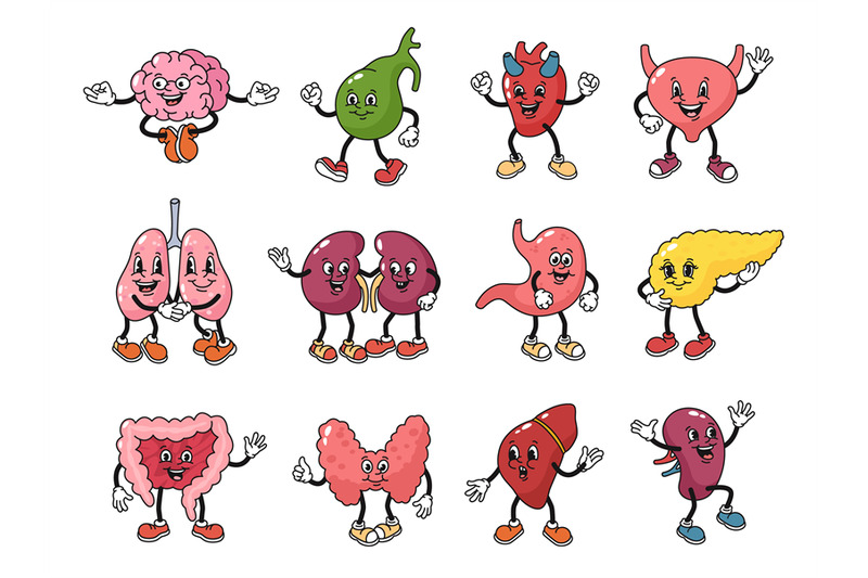 cartoon-organs-characters-health-mascot-for-human-body-internal-parts