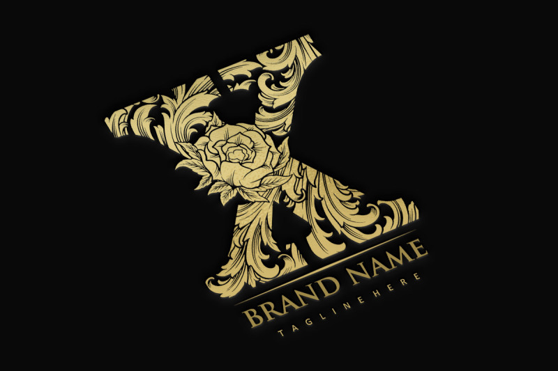 luxe-lettering-classic-x-monogram-logo