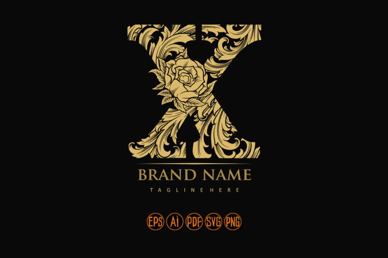 luxe-lettering-classic-x-monogram-logo