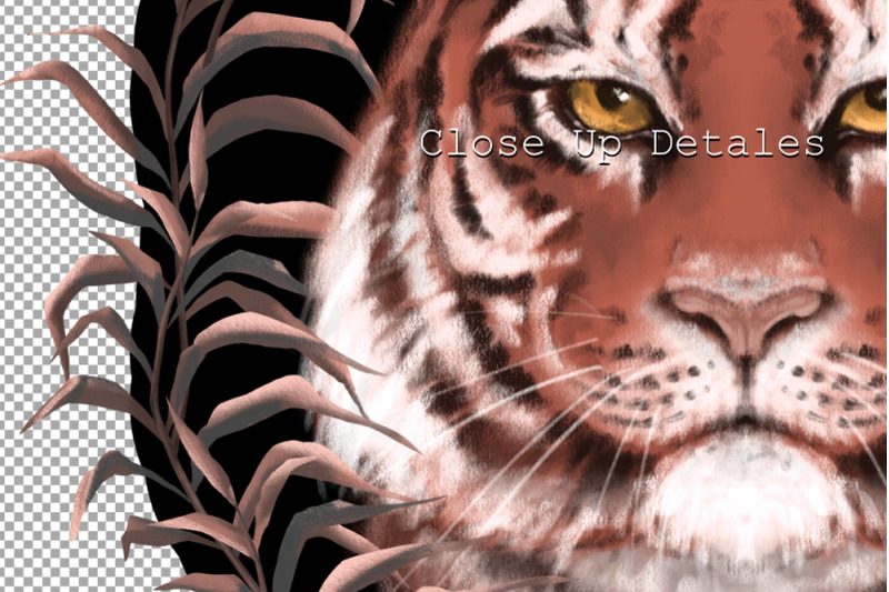 tiger-floral-png-sublimation-design