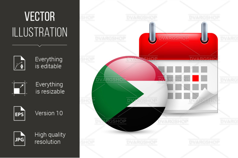 icon-of-national-day-in-sudan