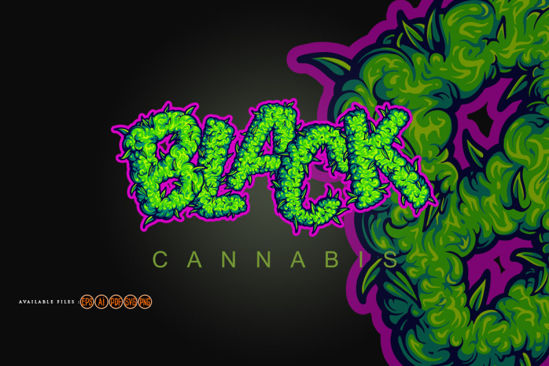 mystical-cannabis-black-word-lettering-smoke-weed